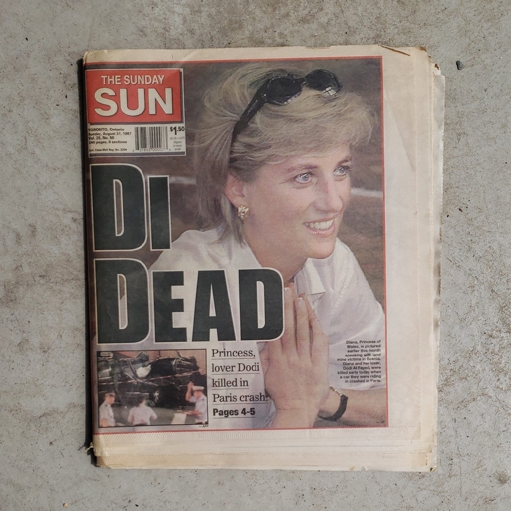 Rare Vintage News Paper